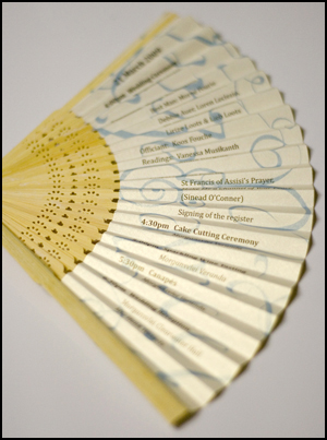 Wedding fan