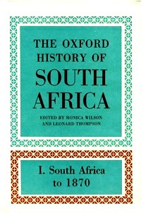 Cover of The Oxford History of South Africa, Part 1