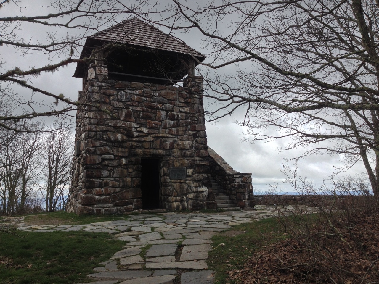 Lookout tower atop Wayah Bald
