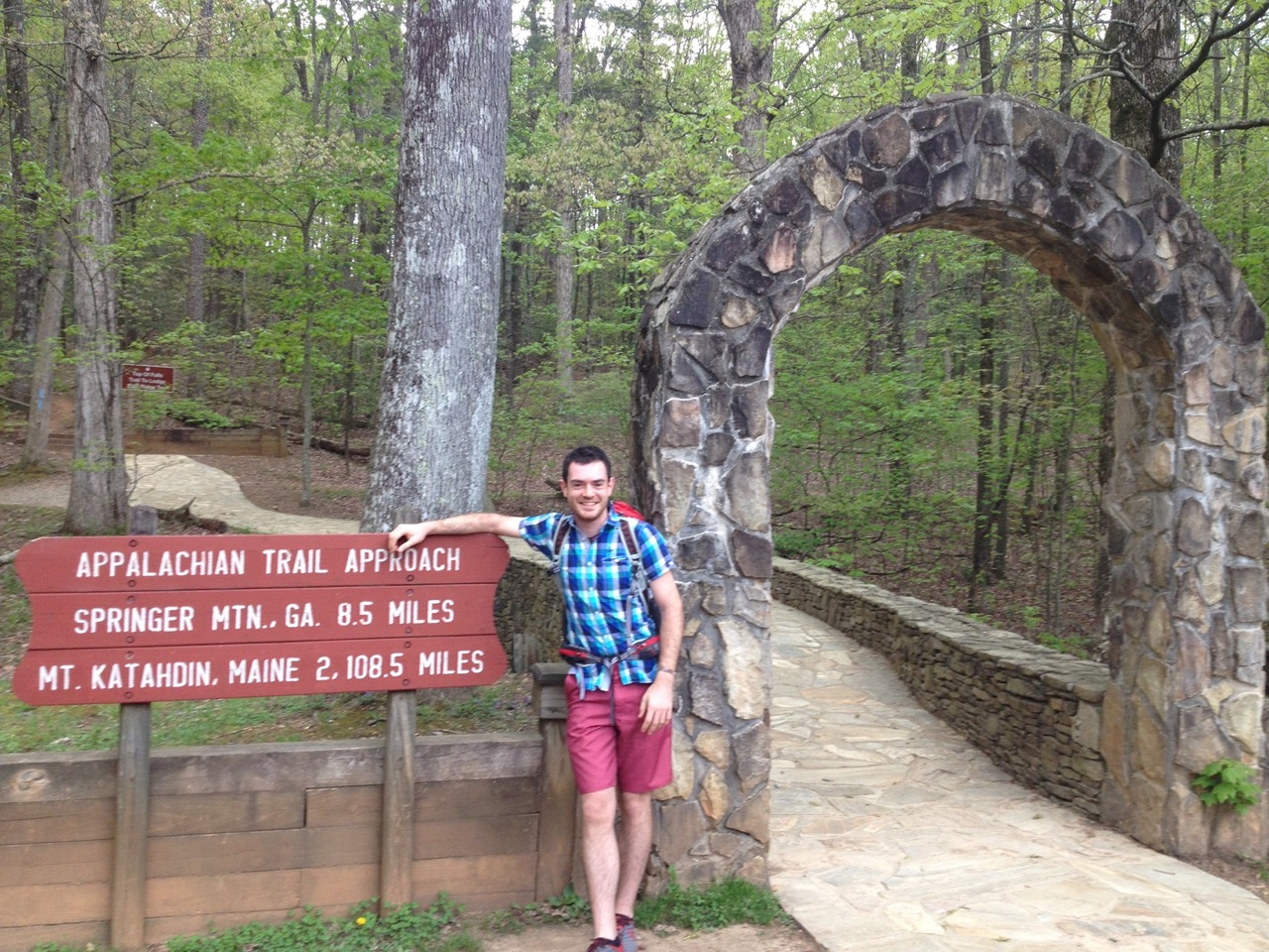 The start of the trail